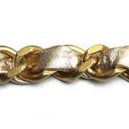 Chanel Quilted Chain Clutch Bag Gold Ap2803 — view 4