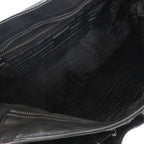 Prada Messenger Bag Bt0582 Crossbody Leather Nylon Nero 1191 — view 5