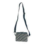 Dior 2 yse Canvas Leather Oblique Strap Pouch Shoulder Bag — view 5