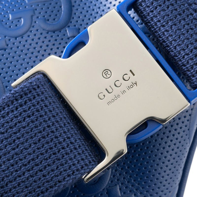 Gucci Waist Bag Body GG Embossed Black — view 8