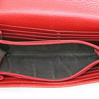 Gucci Long Wallet Double G Continental Red — view 8