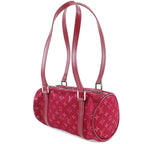 Louis Vuitton Little Papillon Monogram Satin Red Th0092 Handbag — view 2