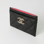 Chanel Pass Case Card Black — view 5