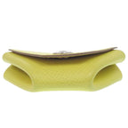 Hermes Le Van Cattle Coin Case Epson Lime Stamped Q Purse 0448 — view 3