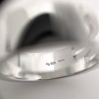 Gucci G Cut Ring Silver 09840 8106