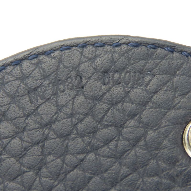 Louis Vuitton Key Holder Porte Cles Mp2082 Taurillon Initiative Leather Navy — view 8