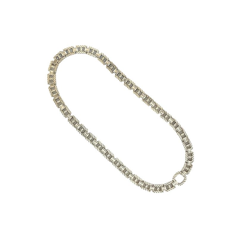 Hermes Grand Sport Vintage Silver 800 Necklace Choker Pendant Accessory — view 6