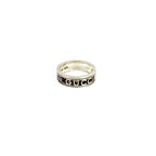 Gucci Logo Silver 925 Ring No 12 Accessory 92267 — view 7