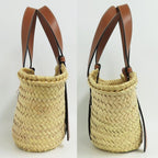 Loewe Basket Bag Small 327.02 S93 Anagram Natural Tan Raffia — view 4
