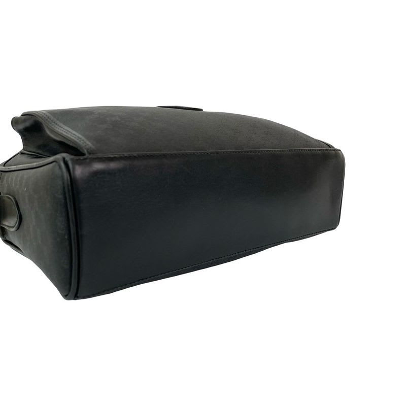 Gucci Vintage Micro GG Logo Leather Shoulder Bag — view 8