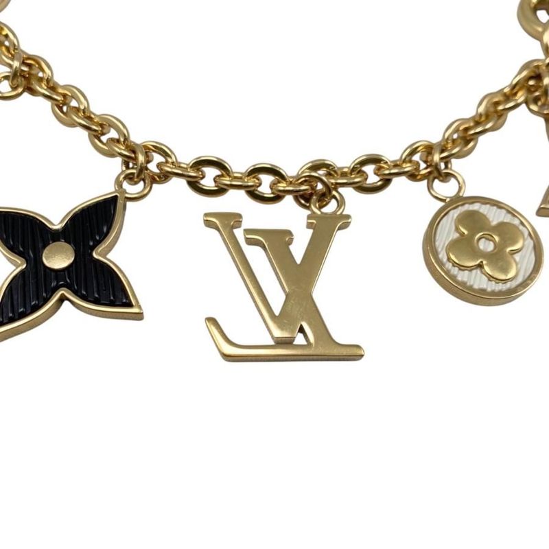 Louis Vuitton Bag Charm Chain Spring Street Monogram Flower Epi — view 6