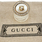 Gucci GG S Size Chain Effect Ring Flower — view 3
