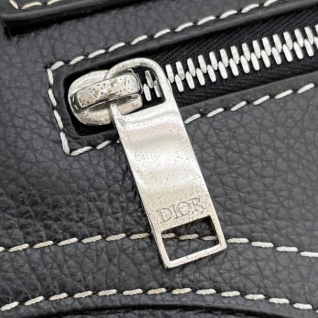 Christian Dior Body Bag Shoulder Black Saddle — view 7