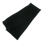 Celine Muffler Black BK Triomphe Logo Wool Accessories Scarf — view 3