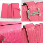 Hermes Bearn Souffle Rose Azare Vaux-epson Silver Hardware — view 7