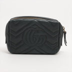 Gucci GG Marmont Heart Leather Pouch Black — view 2