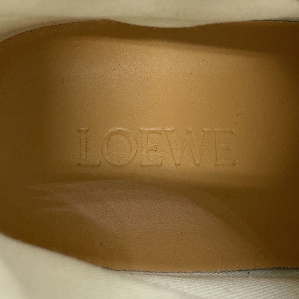 Loewe Sneakers Anagram High Cut Canvas 36 Shoes Navybeige — view 6