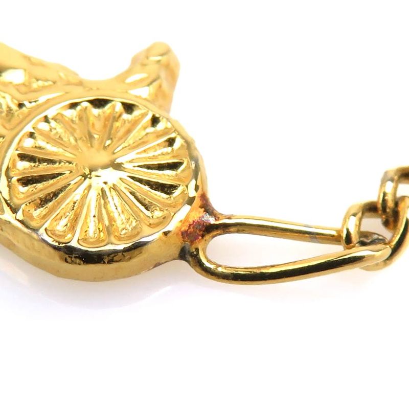 Celine Figaro Chain Gold Necklace — view 6