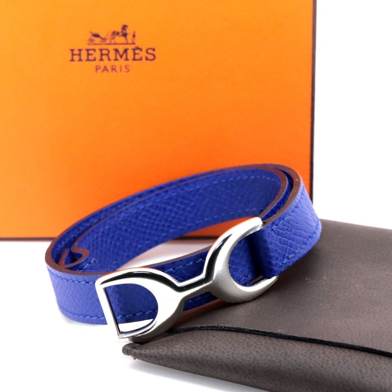 Hermes Leather Bracelet Pavene Purple Paw Nbroker — view 6