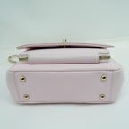 Chanel Business Affinity Pink Quilted Caviar Hand Shoulder Bag — view 4