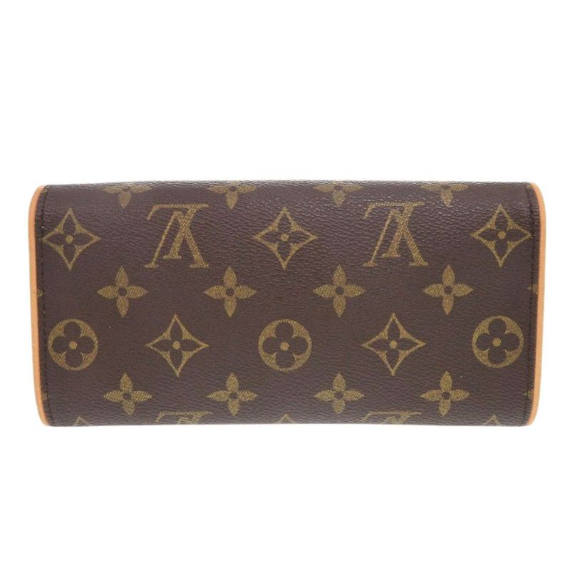 Louis Vuitton Pochette Twin PM Monogram Shoulder Bag 1047 — view 3