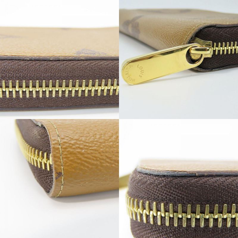 Louis Vuitton Long Wallet Zippy Monogram Giant Reverse Brown — view 9