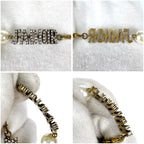 Christian Dior Bracelet Gold Hardware Pearl Star Rhinestone Vintage Work — view 6