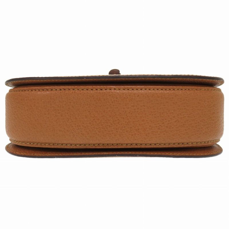 Gucci Bamboo Leather Brown Gold Hardware 000 2046 0188 2-Way Handbag 0271 — view 3