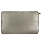 Gucci Bifold Wallet Script Zip Around Light Gray — view 5