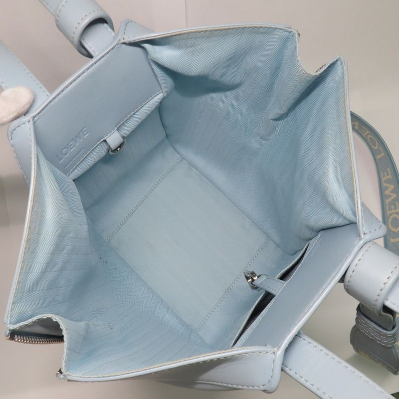 Loewe Hammock Compact A538 H13 X14 Handbag 2-Way Light Blue Series — view 6