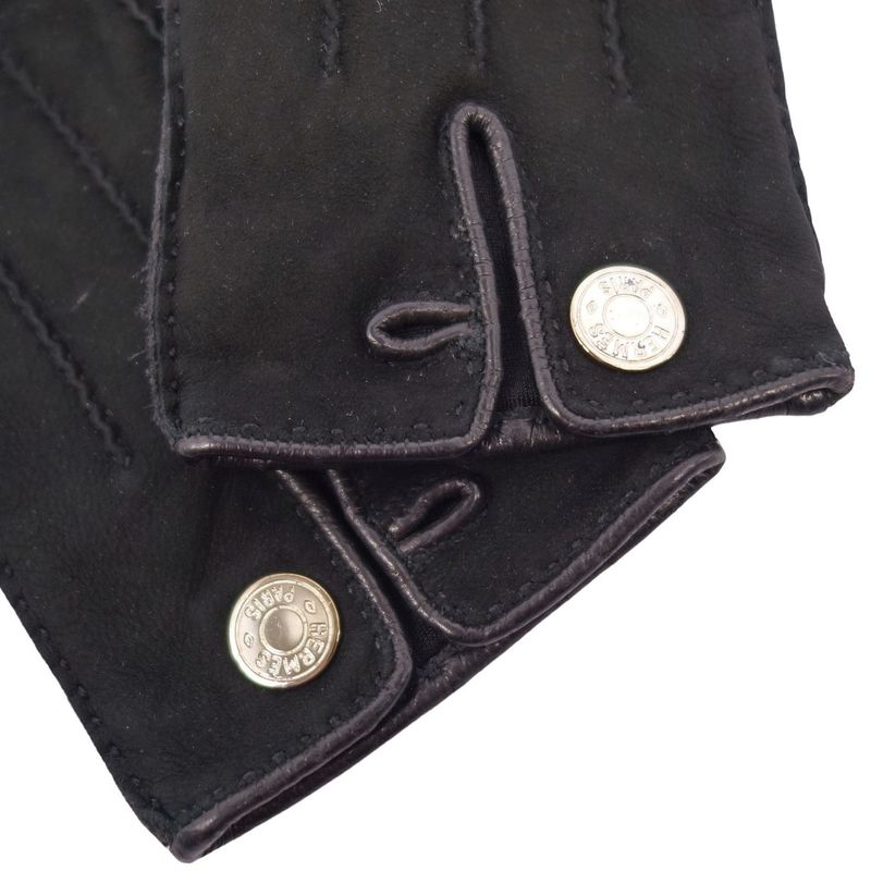 Hermes Gloves Suede Leather Serie Lady — view 5