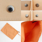 Hermes Bora PM Canvas Orange Handbag — view 9
