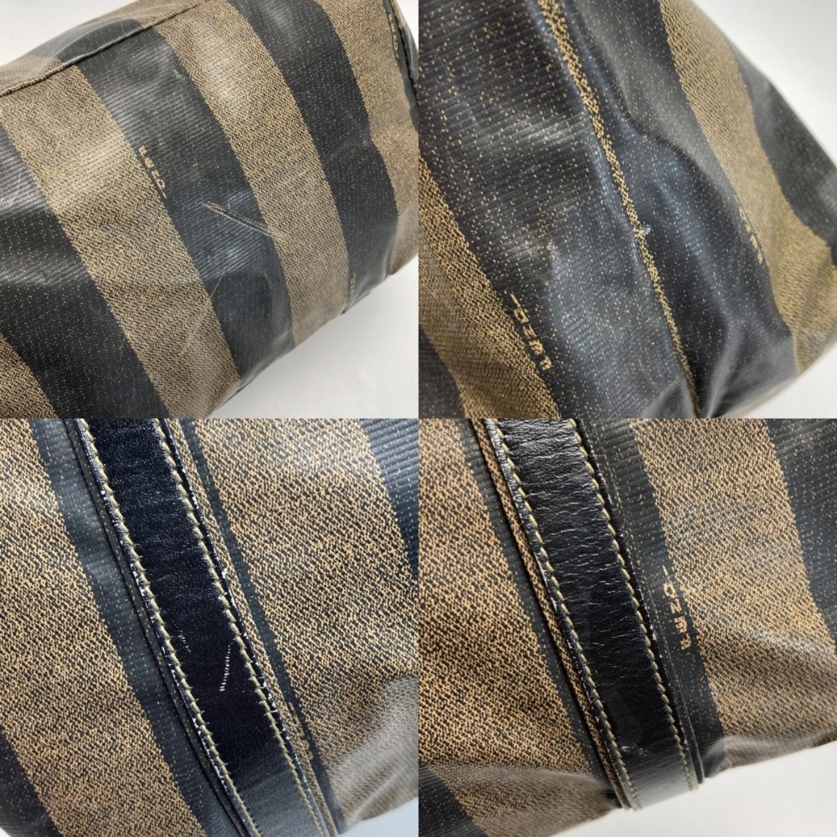 Fendi Pecan Mini Tote Brown Leather Handbag — view 7