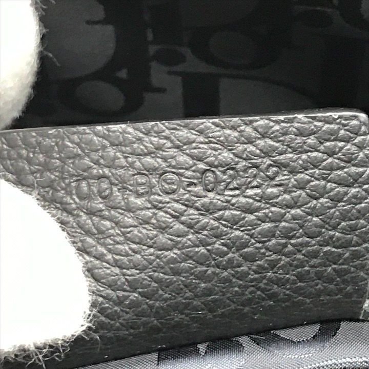 Dior Safari 2-Way Tote Shoulder Bag Leather Black — view 9