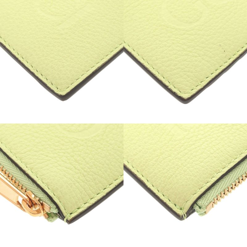Gucci Logo Leather Green Coin Case Card 0906 — view 4