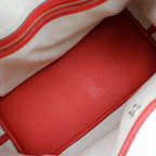 Hermes Garden Party PM Negonda Red R Tote Bag — view 7