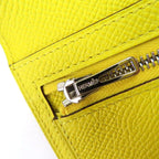 Hermes Bearn Souffle Vaux Epson Jeanne Naples Silver Hardware H Logo Foldable — view 7