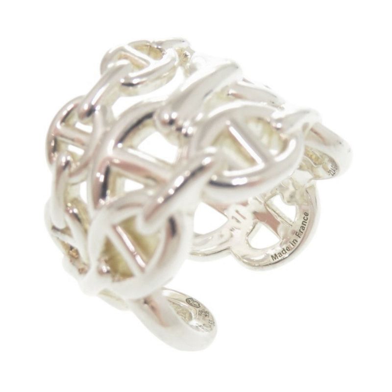 Hermes Chaine D'ancre Anchene GM Size 53 Silver 925 Ring 0340 — view 8