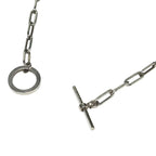 Hermes Chaine Dancre Game Chain Necklace Silver — view 7