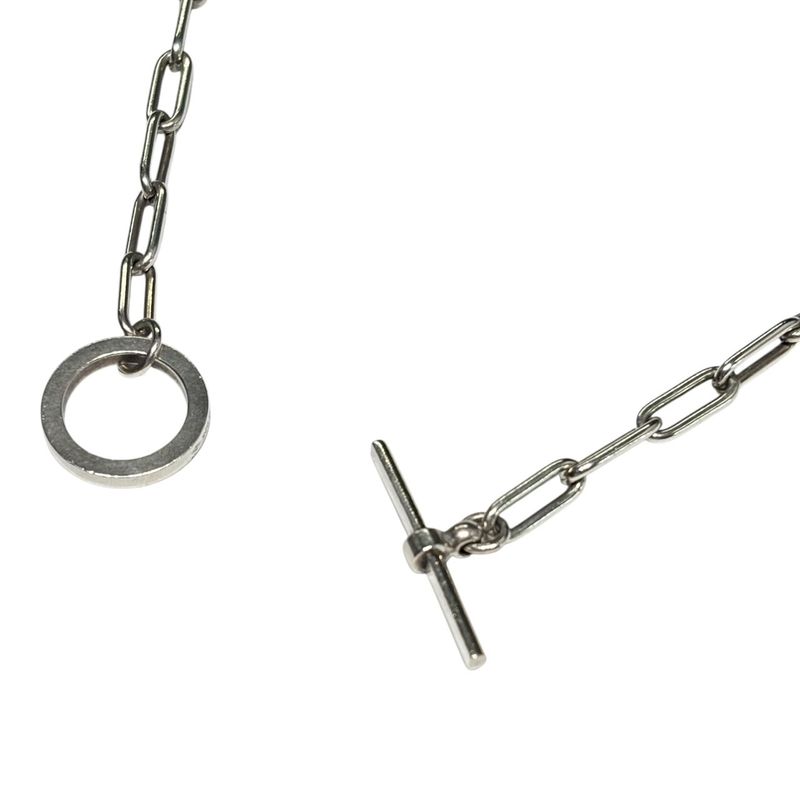 Hermes Chaine Dancre Game Chain Necklace Silver — view 7