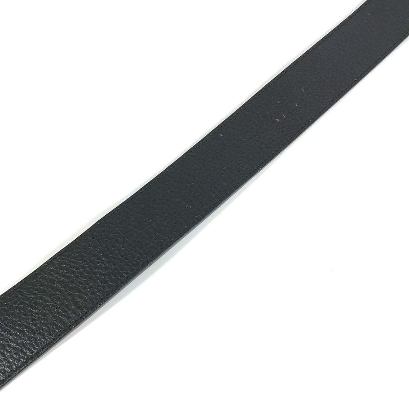Gucci Belt Double G GG Logo Leather Black — view 7