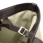 Bottega Veneta Arco Tote Bag Canvas Leather Beige Dark Brown V44 — view 8