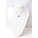 Chanel Coco Mark CC Rhinestone Silver White — view 6