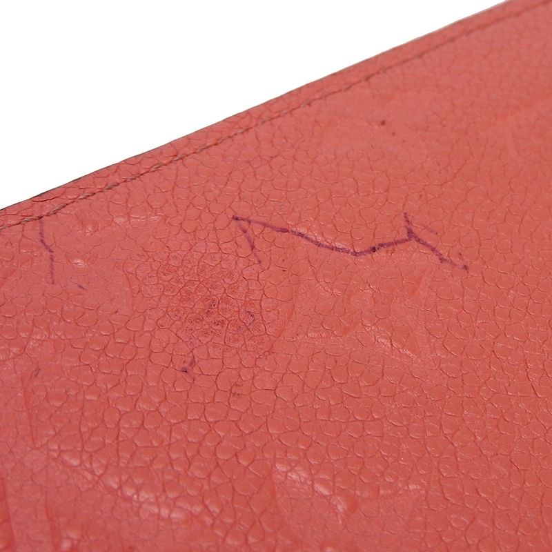 Louis Vuitton Long Wallet Monogram Empreinte Blossom Pink Gold Hardware — view 6