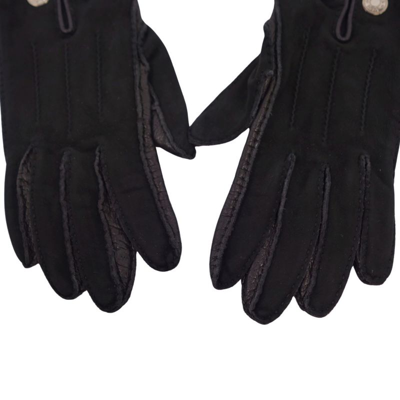 Hermes Gloves Suede Leather Serie Lady — view 4