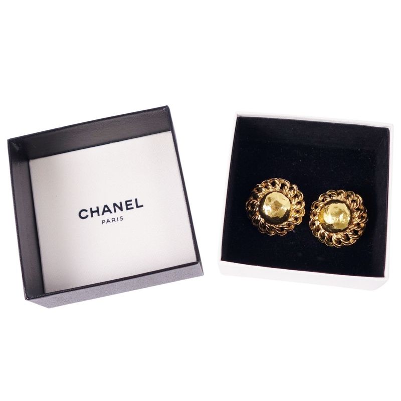 Chanel 1988 Earrings Casteller Vintage — view 6