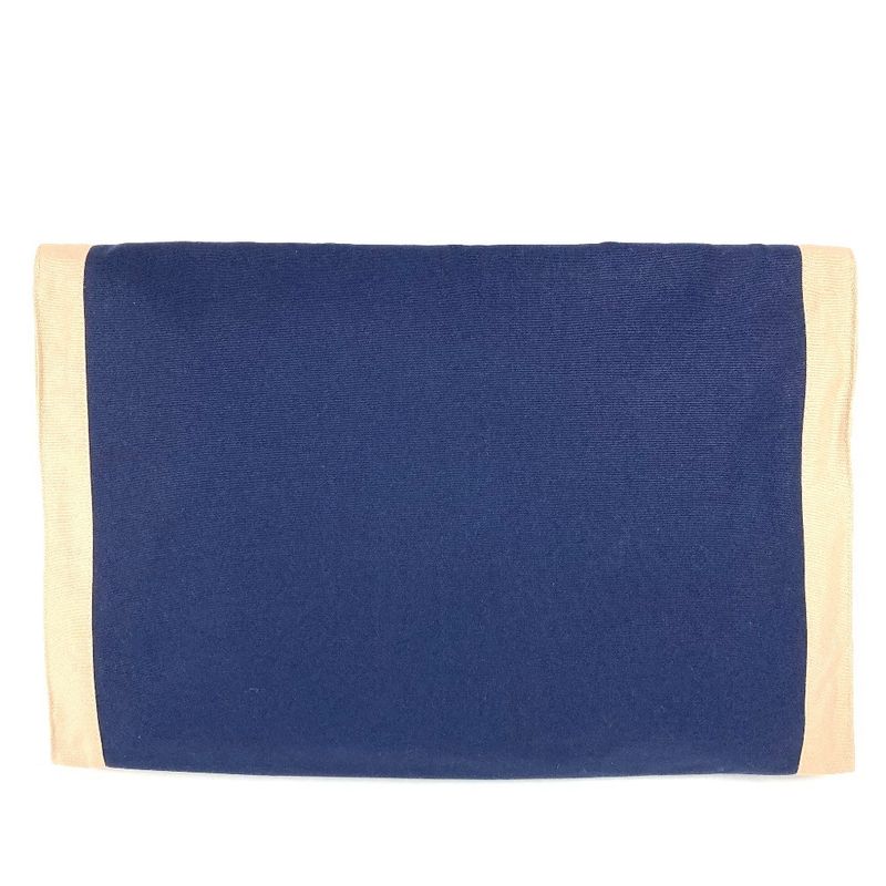Hermes Clutch Bag Tapidocel Big Oversize D Cotton Navy — view 3