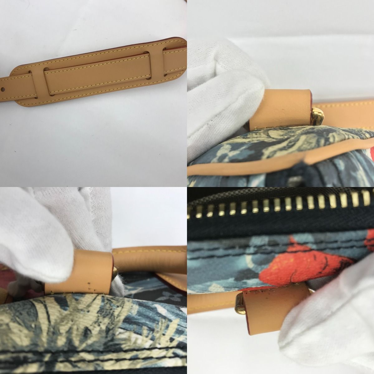 Louis Vuitton Keepall Bandouliere 25 Surfing Monogram Navy Blue — view 9