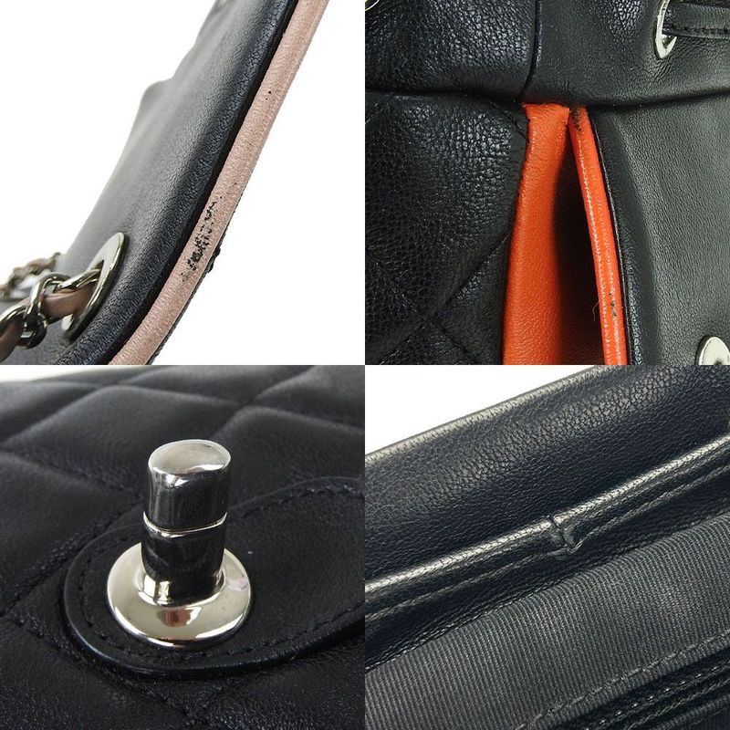 Chanel Backpack Quilted Lambskin Leather 23 rd Black Multicolor — view 7