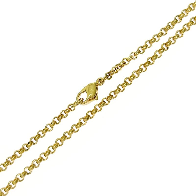 Christian Dior GP Logo Necklace Gold — view 7